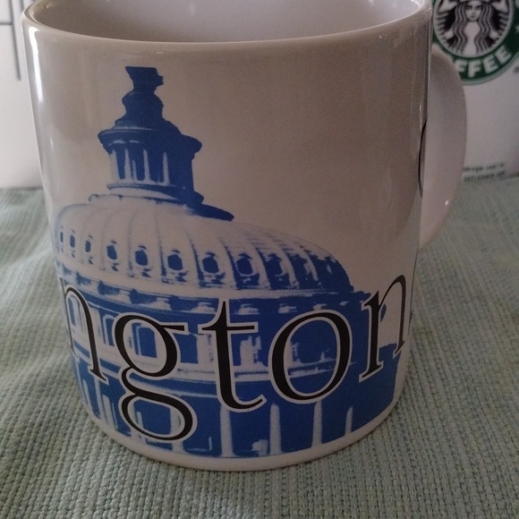 Vintage Starbucks Cory Mug series-Washington DC.  Large mug.  Capitol pictured. - Picture 3 of 7